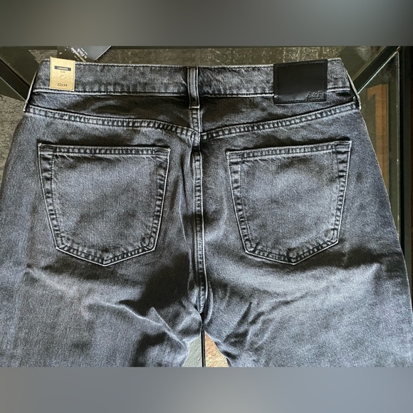Abercrombie & Fitch Slim Distressed Jeans Denim 32x34 Grey Black Langdon Slim - Picture 4 of 11